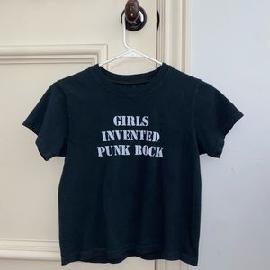 Brandy Melville Girls Invented Punk Rock graphic tee